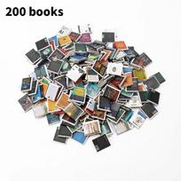 Kūrybiška nerimo mažinimo knygų lentynos dekoracija su popieriniu galvosūkiu namams, biurui, streso mažinimui Book
