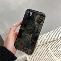 Telefono dėklas skirtas Xiaomi Redmi Note 13 12 Pro 11 10 Pro 12S 11S 10S Redmi 10 13C 9C 10C kaukolės dėklas Redmi Note 11 11S 4G