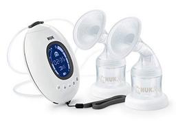 Elektrinis pientraukis NUK Soft & Easy Double, įkraunamas, su minkštais silikoniniais kaušeliais