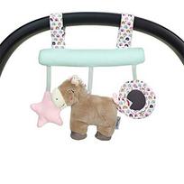 Veiklos žaislas Sterntaler Pauline Pony vežimėliui ir automobilinei kėdutei, pliušinis 0+