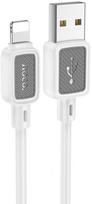 Kabel USB A do Lightning Hoco 2,4A 1 m X108 biały