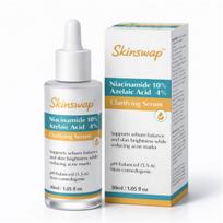 Skinswap™ Active 14% Niacinamide Serum with Azelaic Acid | Clarifying Face Serum for Brightening & Oil Control | Helps Reduce Acne, Blemishes & Acn