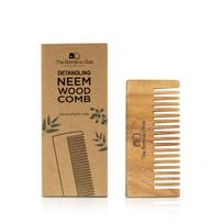 The Bamboo Bae Handmade Neem Wood Comb | Reduce Breakage and Hairfall | Neem Comb For Detangling and Hair Growth | Shampoo Comb