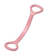 8-Shaped Elastic Resistance Band for Yoga - Open Shoulders, Beautiful Back & Chest Expansion rožinė
