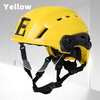 OSCR Dual Sport SAR Helmet with VAS Shroud Nylon ARC Rail & ABS Body TB1452 Hard Usage Safety Helmet L geltona