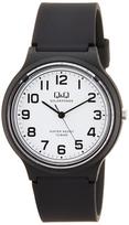 Analog Solar 10 ATM Water Urethane No Battery Replacement Simple Black [Citizen Q&Q] Watch, Resistant, Strap, Required, Lightweight, Easy-to-Read
