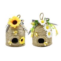 Bees Hives Decors Honeybees Tiered Tray Decors Bumblebees Theme Party Decors Spring Summer Farmhouse Kitchen Table Decors