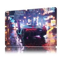 Cyberpunk Supercar Tin Poster Customized Wall Art Retro Vintage Metal Signs for Fans Room Interior Accessories Decoration Gaming 20x30cm（7.8x11.8inch）