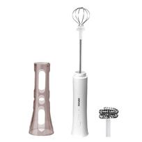 Electric Milk Frother Coffee Latte Automatic Milk Frother Free Hand-held Milk Whipping Stirrer English manual