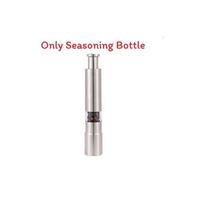 Stainless Steel Manual Spice Grinder With Press Action For Cooking And Kitchen Use