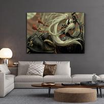 HD Grožis Anime Žaidimas Fantazijos Mergina HD Spaudiniai Drobė Sienų Menas Tapyba Moduliniai Paveikslai Namų Dekoravimas Plakatas Svetainė Be Rėmo 21*30cm