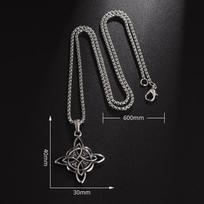 Pendant National Style Youth Chinese Knot Momentum Necklace Pendant Trendy Cool Men's Jewelry