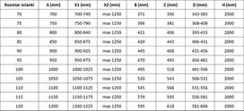 Mexen Rox dušo sienelė Walk-in kairė 70 x 200 cm, juodas tinklelis 8 mm, juoda - 8C2-070-003-70-77-L