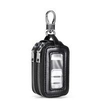 Double-Layer Car Key Bag Mini Key Storage Bag Stylish Waist Hanging Bag ruda