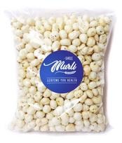 Shree Murli Jumbo Ranka rinkti lotoso sėklos/Fox riešutai Didelio dydžio Phool Makhana(Pop/Gorgon riešuto pūsti branduoliai) (250 gramų)