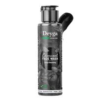 Deyga Charcoal Face Wash (100ml) | Fights Acne, Blackheads & Pimples | Non-Drying | 10X Activated Charcoal | Paraben & Sulphate Free | All Skin Typ