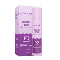 Aqualogica Illuminate+ Dewy Gel Sunscreen SPF 50+ PA++++ with 2% Arbutin-Hyaluron Complex™ & Wild Berries - 50 g | SPF 50+ PA++++ | In-Vivo Tested