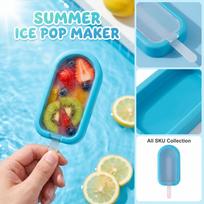 Silicone Ice Molds with and Animal Shapes Creative DIY Popsicle Molds Oval Design One Size