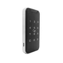 Hot Sale Keypad Number Handle Locker 9 Digit Password Keypad Card Lock Black Furniture Cabinet Lock for Home (Black,Glass Door&Aluminum alloy&Door Lock) juoda