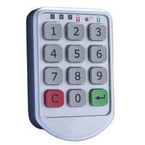 CANDON CD018 Electronic Password Cabinet Lock with Keypad Zinc Alloy & Steel Door ABS Locker (Silver,Electronic Lock&Wood Door&Plastic) sidabras
