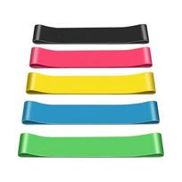 Resistance Bands Set Premium Elastic Bands Exercise Set Levels for Home Gym Long Exercise Workout Skin-Friendly for Training, Yoga Class And physio