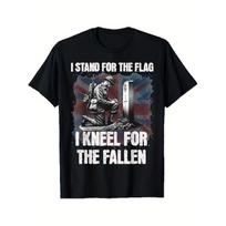 Support The Flag, Honor The Fallen - British Soldier T-Shirt S juoda