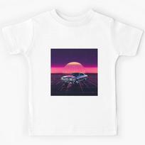 Outrun Horizon Kids T-Shirt 140