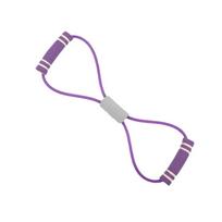 1PC 8-shaped Yoga Resistance Bands Sports Exercise Puller  Chest Expander for Body Building Resistance Bands Exercise Equipment violetinė