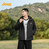 JEEP Men's Outdoor Windbreaker Jacket L juoda