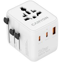 Canyon adapter podróżny ontour 20w eu/uk/us/aus biały