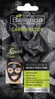 Bielenda Carbo Detox Czarny Węgiel Maska Oczyszczająca Do Cery Mieszanej I Tłustej  8G