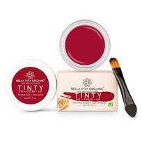 Bella Vita Organic 3 in 1 Pomegranate Tinty - Lip, Eye & Cheek Tint & Blush Pomegranate
