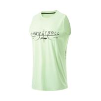 Li Ning Cba Series Ice Feel Sweat Absorbing Comfortable Sports Casual Simple Basketball Vest Men Tops Dynamic-Green AVSU033-6 M