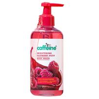 mCaffeine Brightening Body Wash - 5% Niacinamide & Raspberry | Winter Body Wash for Dry Skin | Vitamin C & Glycerin Hydration | Boosts Glow, Deep Clea