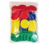 40Pcs 37Mm Poker Chips Plastic Counting Discs Math Counting Card For Adullts Children Juegos De Mesa Familiares Divertidos