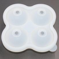 High-quality Silicone Whiskey Ice Cube Ball Maker For Chilled Beverages White