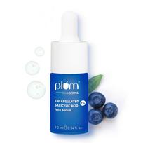 Plum 2% Encapsulated Salicylic Acid Face Serum | Fights Active Acne, Controls Oil & Soothes Inflammation | Lightweight & Quick-Absorbing Serum for