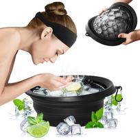 SKINSIDE Ice Bowl for Face Dip | Collapsible Silicone Facial Ice Water Bowl for Skin Icing, Depuffing & Glowing Skin | Reusable Cold Therapy Bowl f