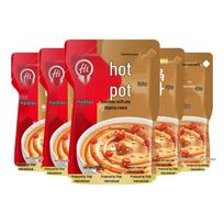 Haidilao aštrus karštasis puodas padažas (5 x 120g pakuotės) red