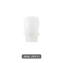 30/60/90 ml silikoniniai kelioniniai buteliukai, nepralaidūs, spaudžiami, daugkartinio užpildymo talpyklos, dydis, kosmetinis tūbelė šampūnui, losjonui, muilui, skysčiams, išpilstymui 30ml balta
