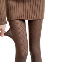 Vertical Pattern Women Tights Rhombus Thigh High Stockings Pantyhose Women Sexy Lingerie Slim Stockings Pantyhose Women Tights One Size tamsios kavos spalvos