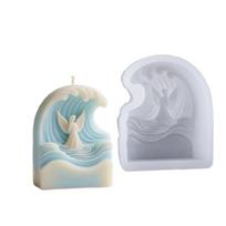 Angel Silicone Candle Mold Temperature Resistant Easy To Demold For Resin Casting Candle Soap And Wedding Decoration 1