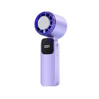 Portable Handheld Fan with Instant Ice Cooling, 199Speed Rechargeable Quiet Foldable Travel Design