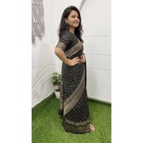 NEW LAUNCH – Designer Freehand Dola Doby Silk Saree Collection