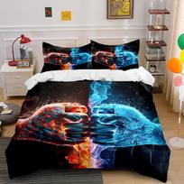 Fiery and icy fists. Bedding sets Duvet cover sets Duvet covers Pillowcases(1* Duvet Cover 2* Pillowcases without duvet insert) 135x200cm