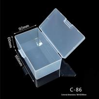 Ekologiškas skaidrus PP plastiko akumuliatoriaus dėklas su kempine pamušalu No. 5 & Ne. 7 Baterijos