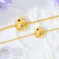 Porti 24k Gold 1.875g Horse Zodiac Bracelet Single option