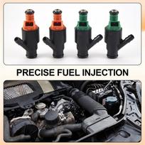 #342W 4 vnt./partija Kuro purkštuko antgalis 0280150504 0280150502 95-02 Kia Sportage 2.0L (juodas)
