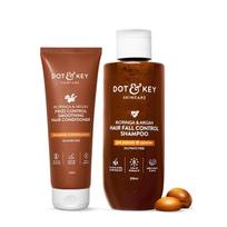 Dot & Key Moringa Argan Shampoo & Conditioner Combo | Shampoo 200ml, Conditioner 120ml