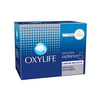 Oxylife Salon Professional Natural Radiance 5 Crème Bleach - 9g | With Oxysphere Technology | For Radiant and Even Skin Tone | Enriched With Vitami